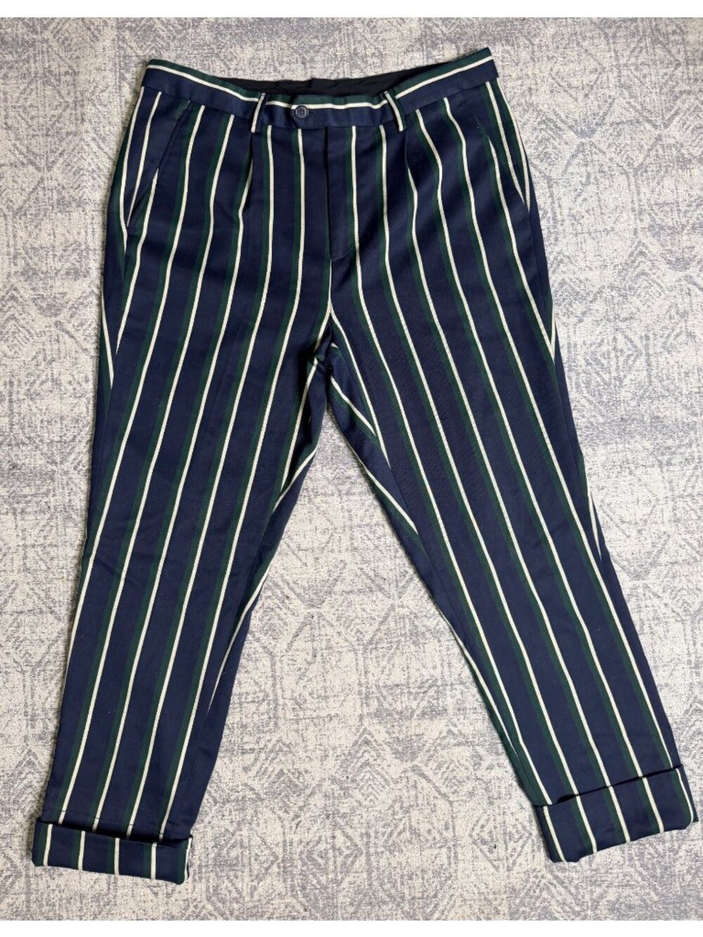 ASOS pinstripe trousers